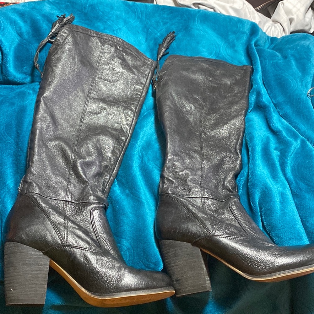 Steve Madden Long Black Boots